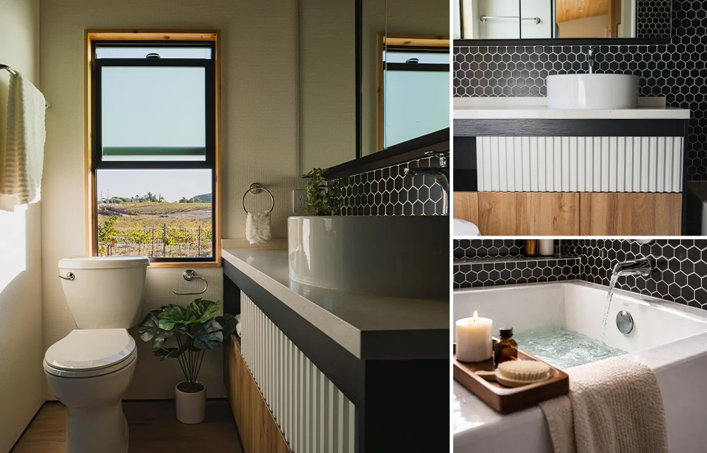 Spa-style bath